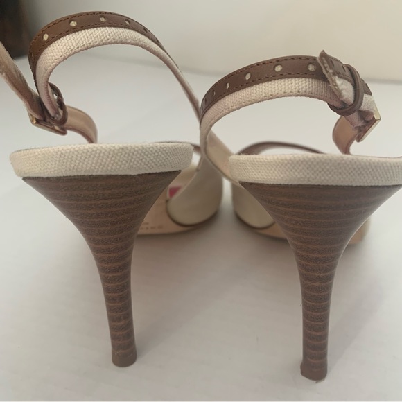 KATE SPADE Open Toe Slingback Spectator Pumps - Picture 3 of 6